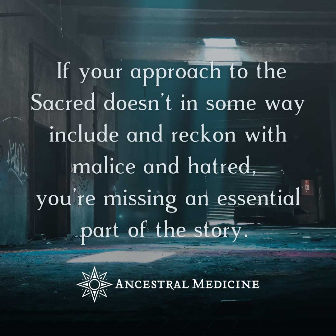 relating with evil and malice ancestral medicine quote sq