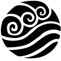 ancestral medicine icon element water